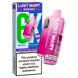 Lost Mary BM6000 Big Puff Disposable Vape - Blueberry Cherry Cranberry